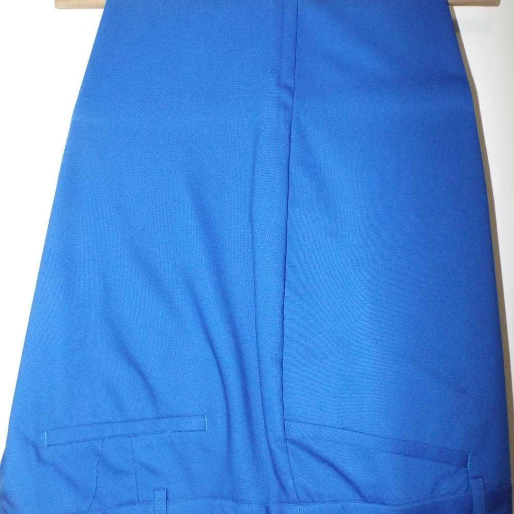Bright Blue Work Slacks - Picture 2 of 5